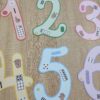 Números cantidad color perlas Montessori