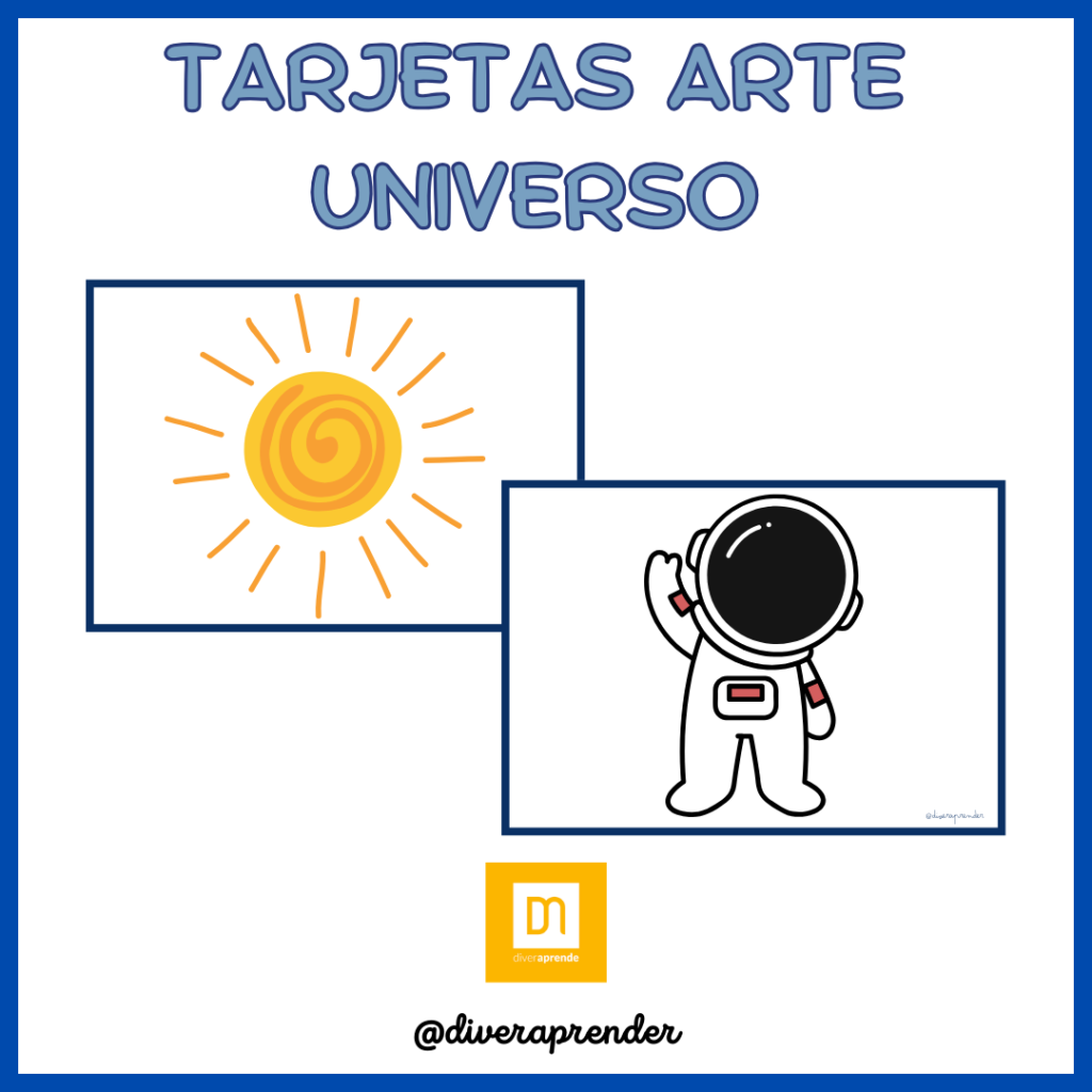 Tarjetas arte universo