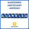 Banderines abecedario universo