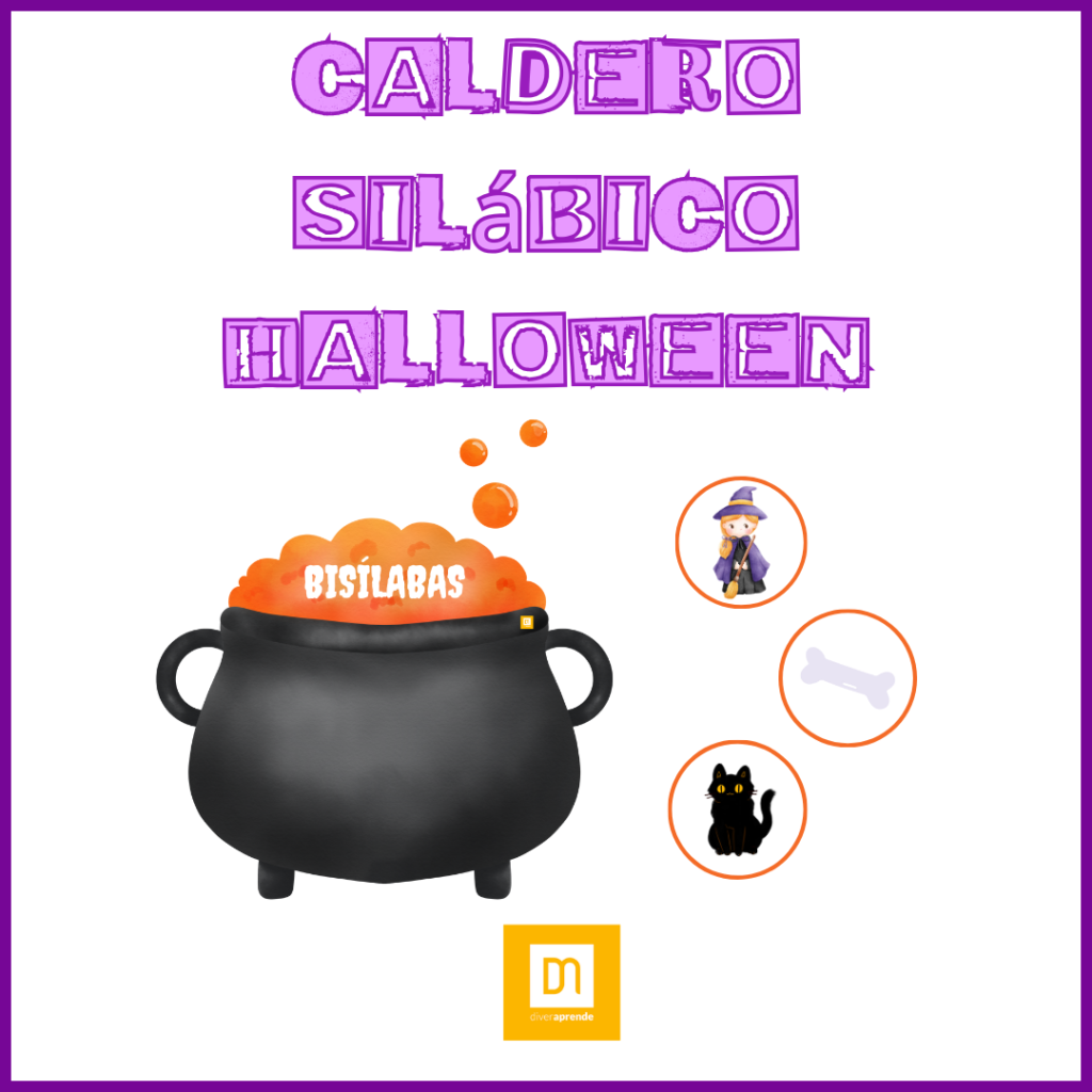 Caldero silábico Halloween