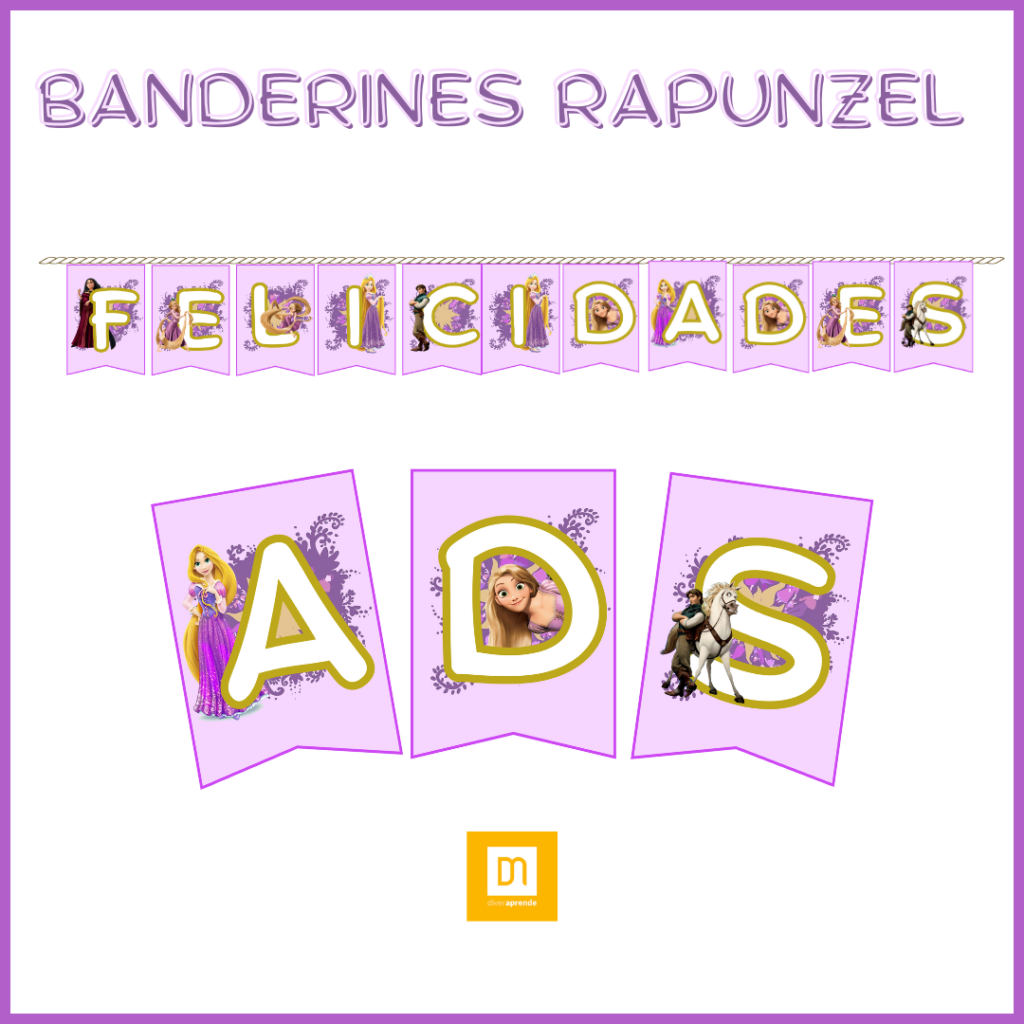 Banderines Rapunzel