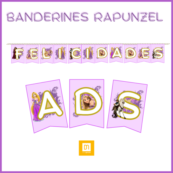 Banderines Rapunzel