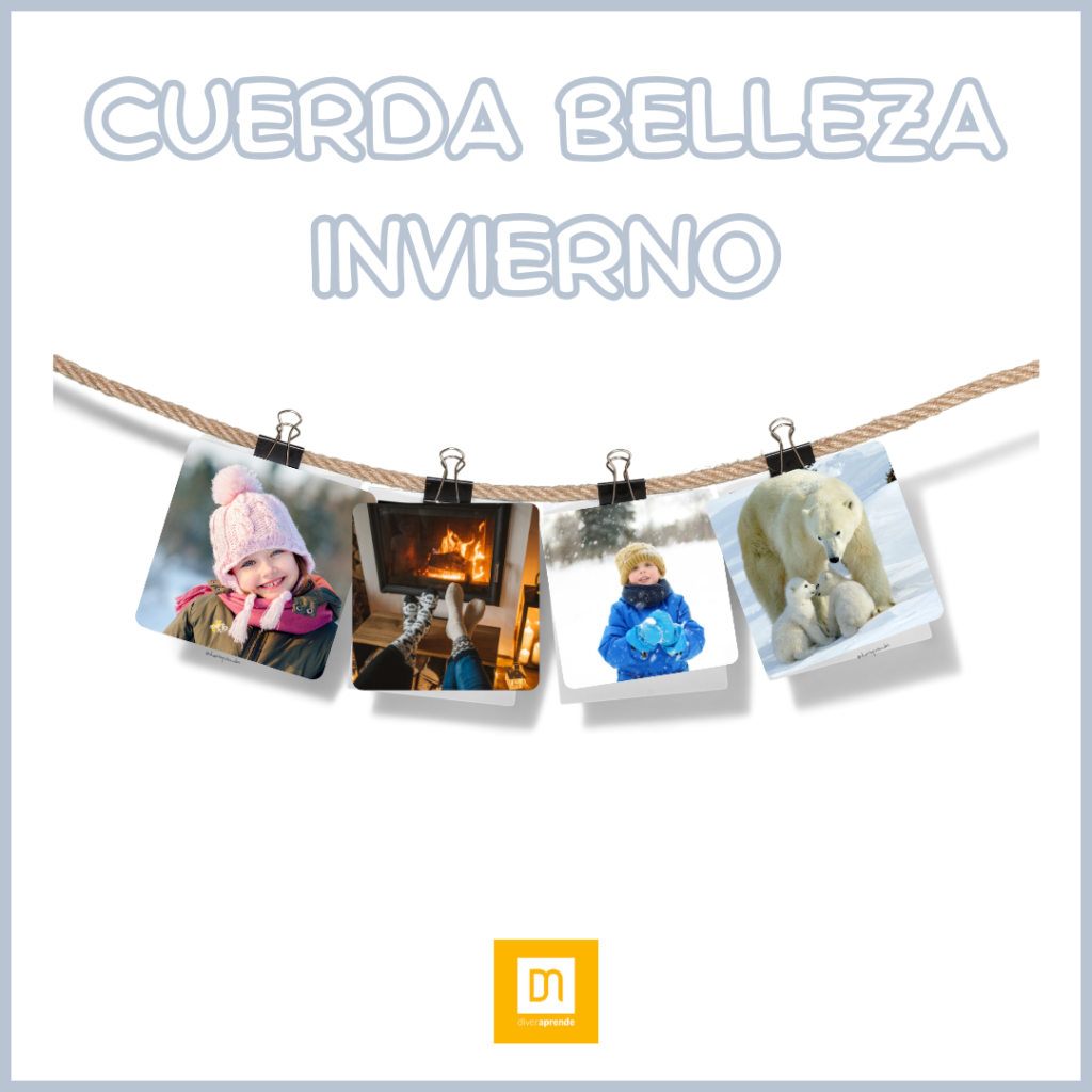 Cuerda belleza invierno