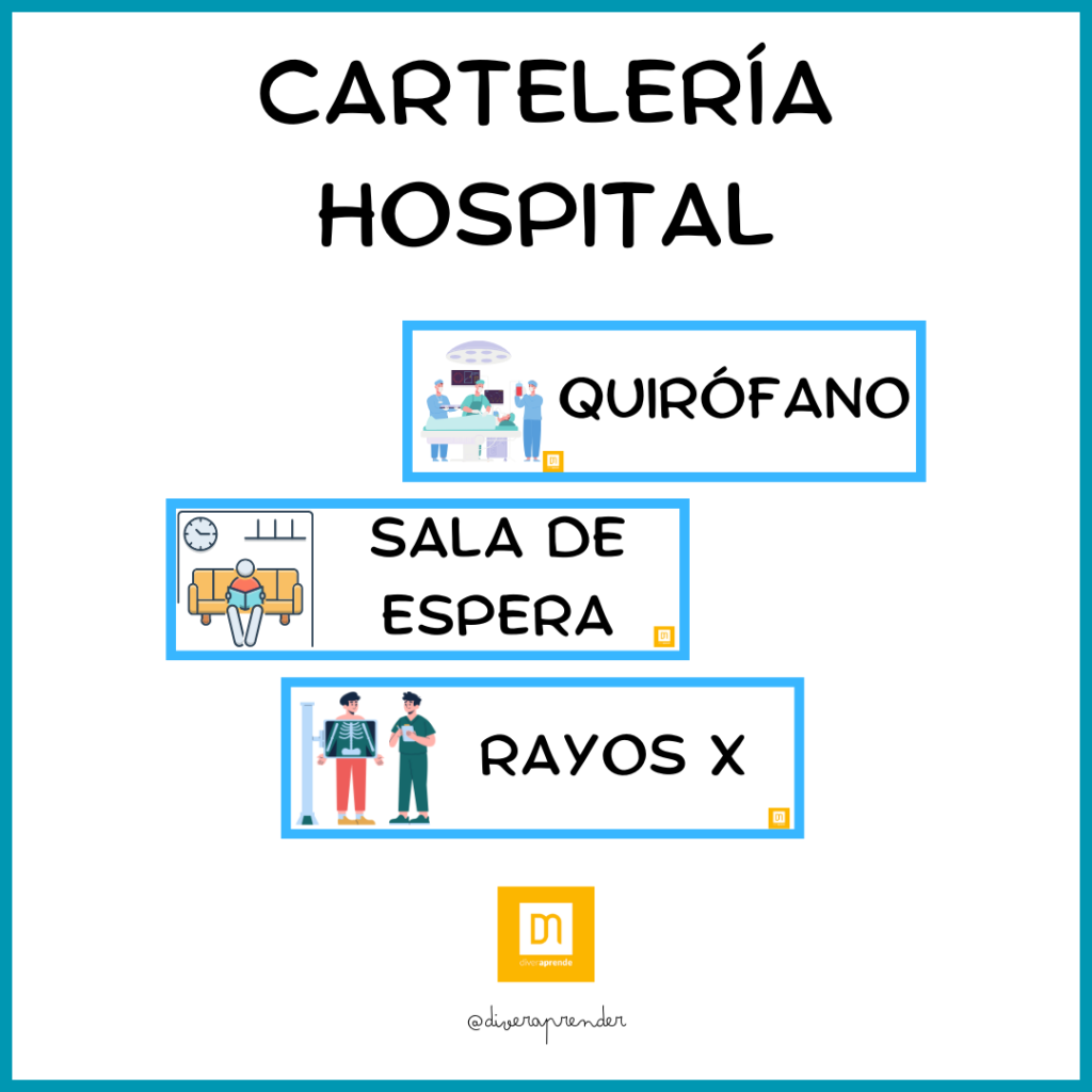 Cartelería hospital