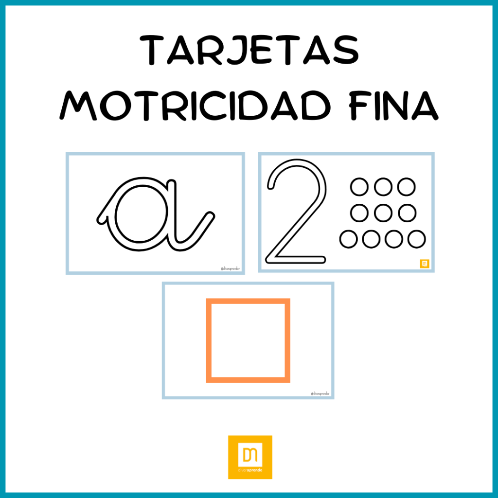 Tarjetas motricidad fina