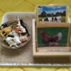 Tarjetas tres partes animales de la granja - Imagen 4
