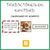 Calendario de adviento: tradiciones navideñas