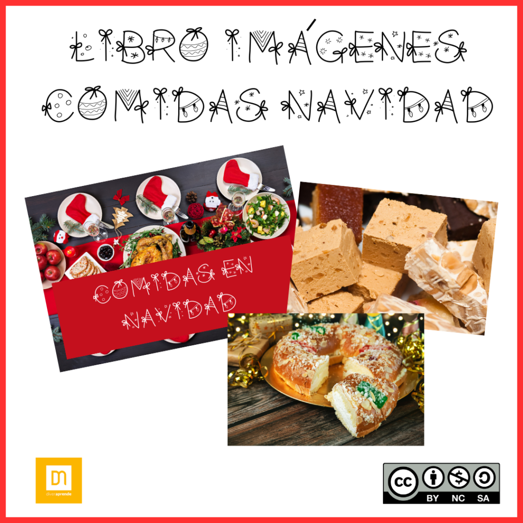 LIBRO IMÁGENES REALES COMIDAS NAVIDAD