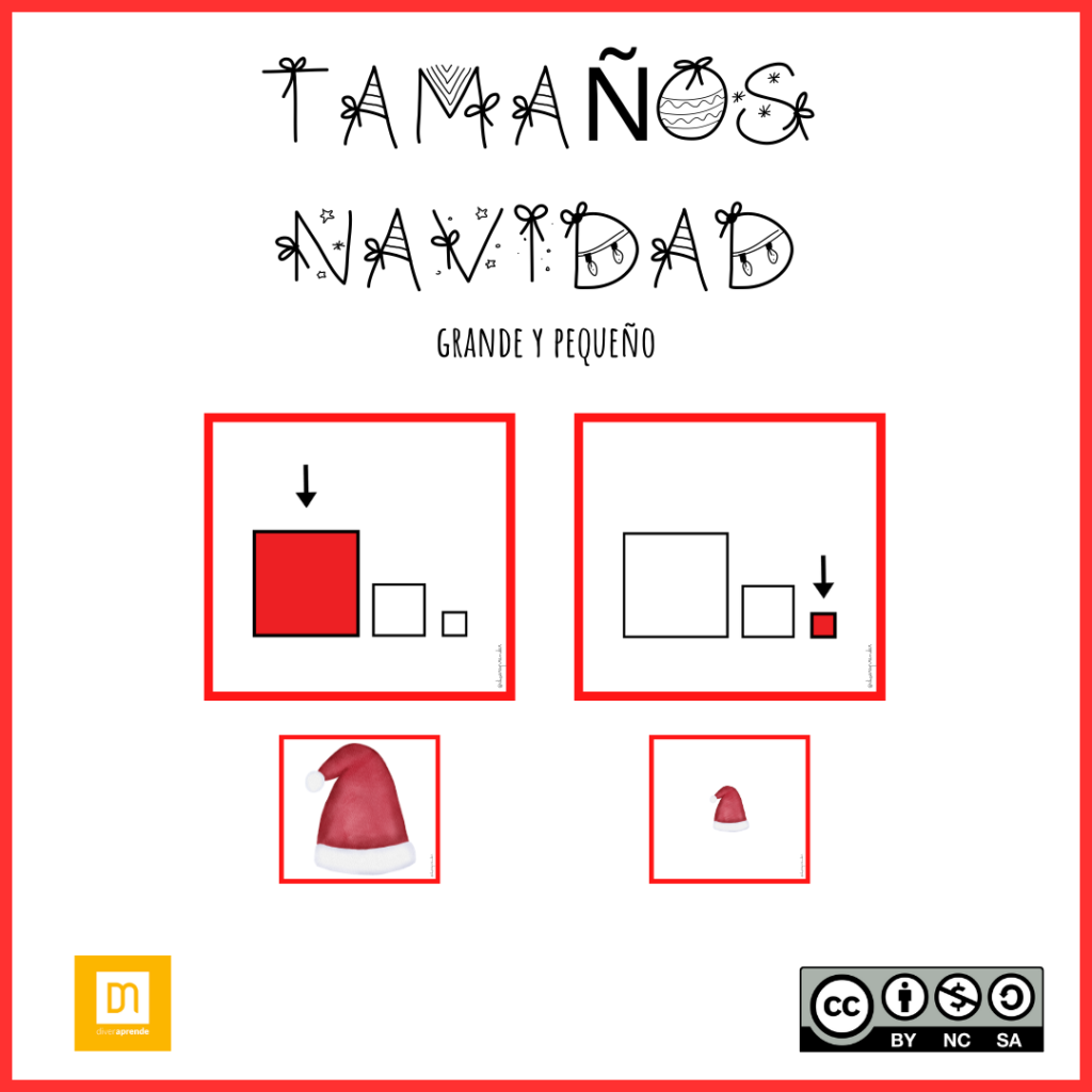 Tamaños navidad
