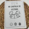 Cartilla de lectura letra ligada blanco y negro