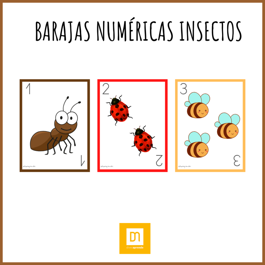 Barajas numéricas insectos