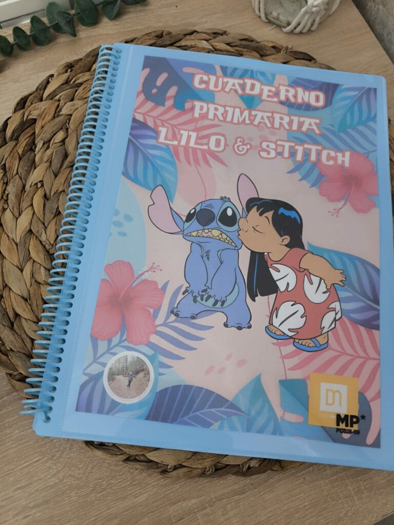 Cuaderno primaria Lilo & Stitch