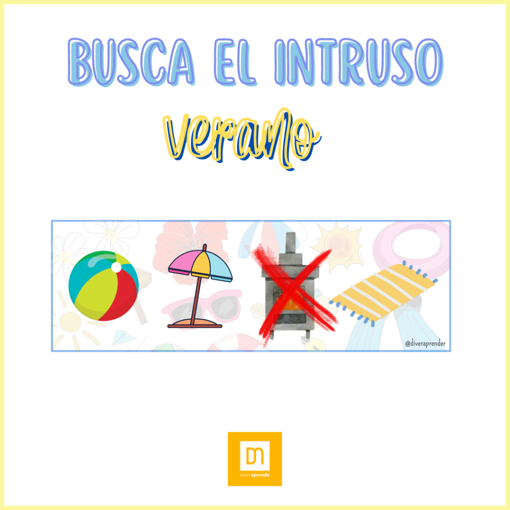 Busca el intruso verano