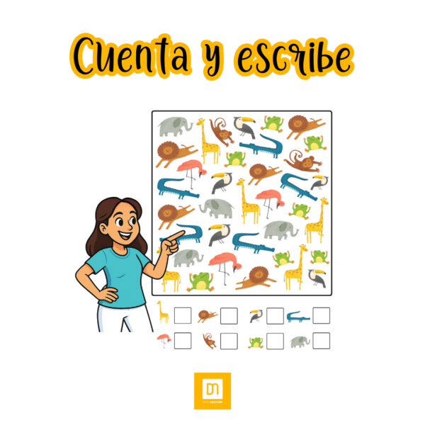 Dossier: Cuenta y escribe